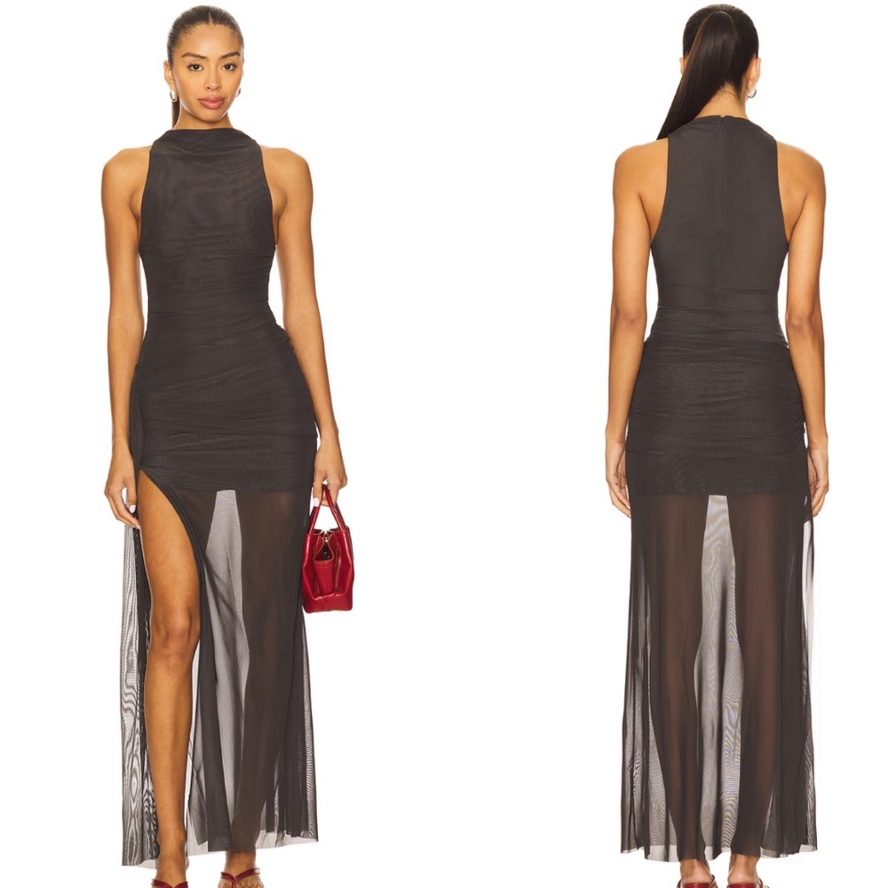 New Bec + Bridge Blaine Drape Maxi Dress in Cedar